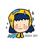 Roundcheeks Girl Eng Version（個別スタンプ：39）