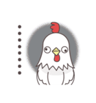 Sihba Inu and chicken（個別スタンプ：16）