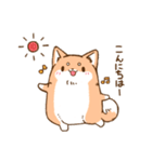 ぽてっとわんこ。（個別スタンプ：3）