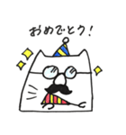 はんぺんみたいなねこさん（個別スタンプ：24）