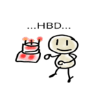 Easy Stickman（個別スタンプ：12）