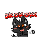 (Animated) Black Dog Dog（個別スタンプ：3）