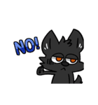 (Animated) Black Dog Dog（個別スタンプ：4）