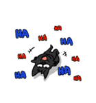 (Animated) Black Dog Dog（個別スタンプ：7）