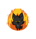 (Animated) Black Dog Dog（個別スタンプ：8）