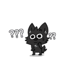 (Animated) Black Dog Dog（個別スタンプ：17）