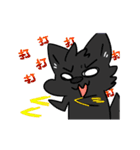 (Animated) Black Dog Dog（個別スタンプ：18）