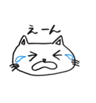 にゃんこの手描きスタンプ（個別スタンプ：5）