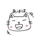 にゃんこの手描きスタンプ（個別スタンプ：19）