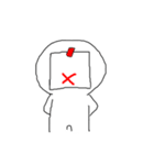 白紙君（個別スタンプ：24）