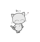 しろいにゃんとぐれいにゃん Vol.2（個別スタンプ：38）