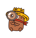 もぐらDURURU ver.1(日本版)（個別スタンプ：7）