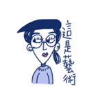 GirlS with glasses（個別スタンプ：7）