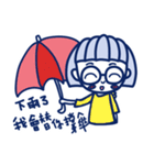 GirlS with glasses（個別スタンプ：27）