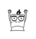 Angry Office Candle Move up（個別スタンプ：6）