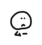 4筆書きフェイス（個別スタンプ：7）