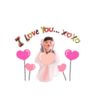 Jasmine＆J-Da Cutie little girls (Eng)（個別スタンプ：9）