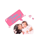 Jasmine＆J-Da Cutie little girls (Eng)（個別スタンプ：14）