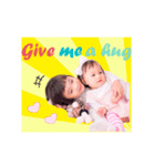 Jasmine＆J-Da Cutie little girls (Eng)（個別スタンプ：16）