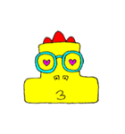 Dino yellow（個別スタンプ：5）