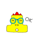 Dino yellow（個別スタンプ：6）