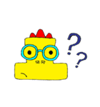 Dino yellow（個別スタンプ：10）