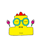 Dino yellow（個別スタンプ：14）