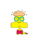 Dino yellow（個別スタンプ：18）
