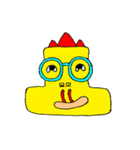 Dino yellow（個別スタンプ：19）