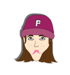 Local Teenager (Girl)（個別スタンプ：2）