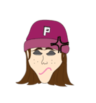 Local Teenager (Girl)（個別スタンプ：5）