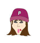 Local Teenager (Girl)（個別スタンプ：6）