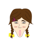Local Teenager (Girl)（個別スタンプ：15）