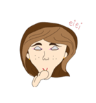 Local Teenager (Girl)（個別スタンプ：38）