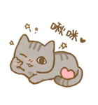 啾咪の猫の流行の日常、会話します（個別スタンプ：1）