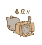 啾咪の猫の流行の日常、会話します（個別スタンプ：14）