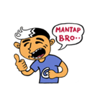 Si Giman Anak Gaul（個別スタンプ：1）