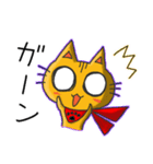 ヒーローになりたいねこ（個別スタンプ：8）