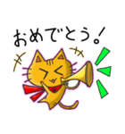 ヒーローになりたいねこ（個別スタンプ：36）