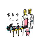 片腕ムッキンうさ子（個別スタンプ：7）