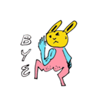 片腕ムッキンうさ子（個別スタンプ：16）