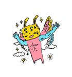 片腕ムッキンうさ子（個別スタンプ：19）