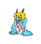 片腕ムッキンうさ子（個別スタンプ：25）