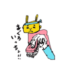 片腕ムッキンうさ子（個別スタンプ：27）