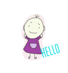 かみのけさんぼん（個別スタンプ：1）