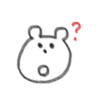 手描きくまさん（個別スタンプ：6）