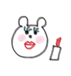 手描きくまさん（個別スタンプ：8）