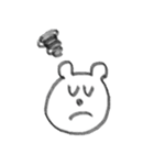 手描きくまさん（個別スタンプ：11）
