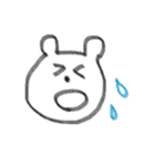 手描きくまさん（個別スタンプ：16）