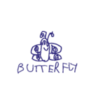 Butterfly Organic V1（個別スタンプ：21）